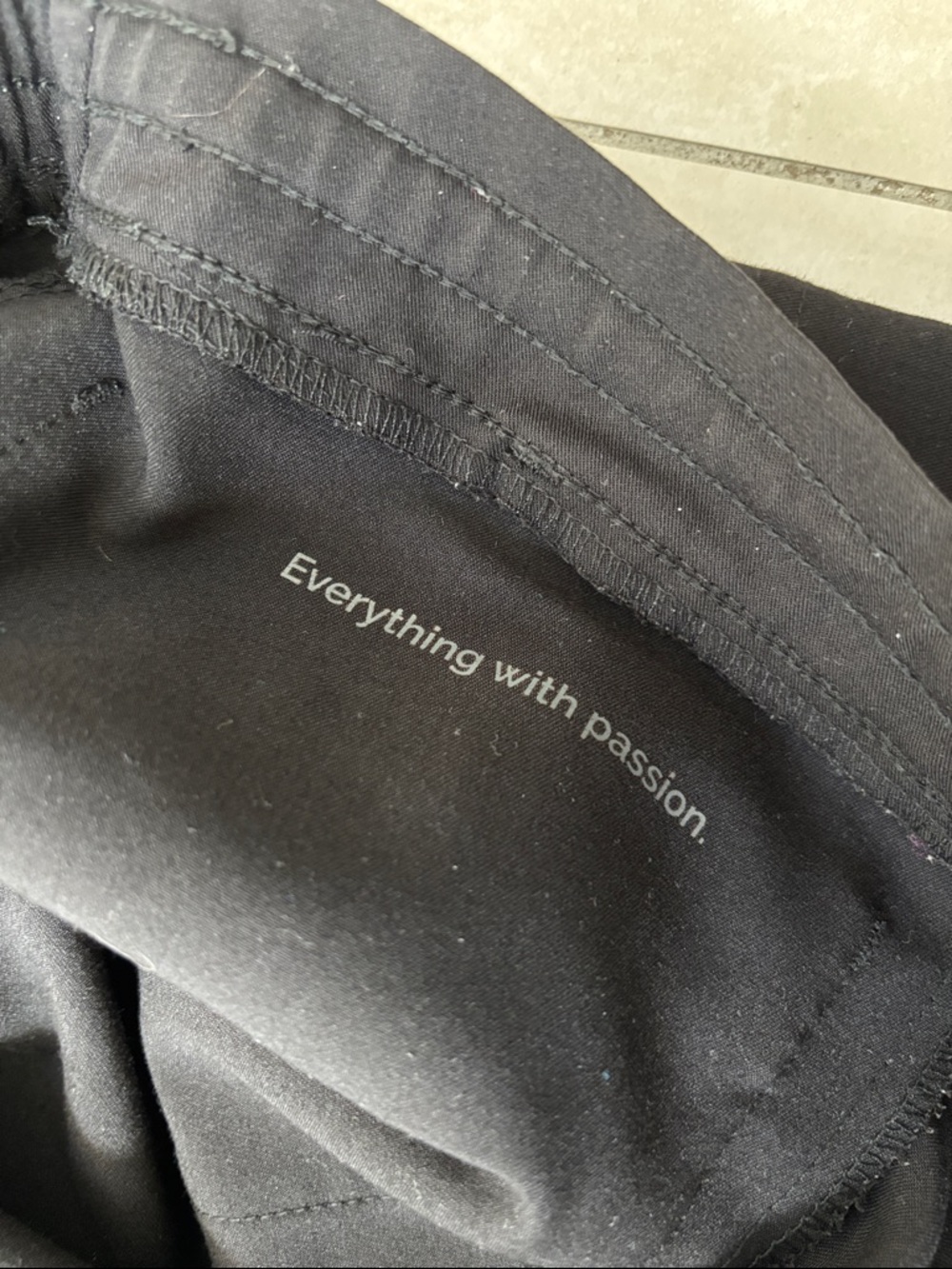 FIGS YOLA High Waisted Skinny Scrub Pants Black/Grey XLP - Picture 10 of 11